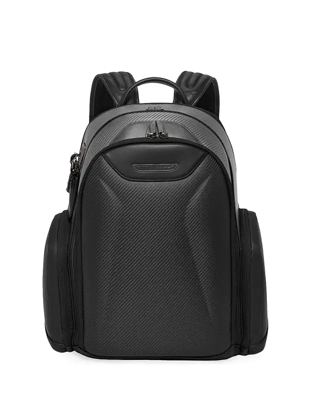 TUMI Men's  x McLaren Paddock Carbon Fiber Backpack - Carbon