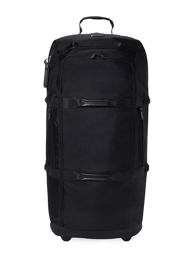 TUMI Men's Alpha Bravo Collapsible Nylon Duffel Bag - Black