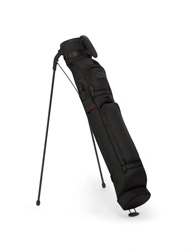 Alpha Nylon Golf Range Bag - Black