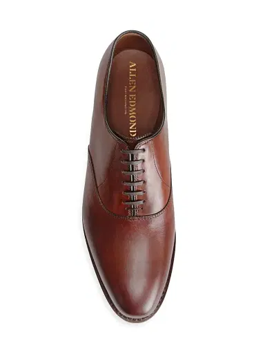 Allen Edmonds Men's Carlyle Leather Oxfords - Dark Chili - Size 12 | Thumbnail 4