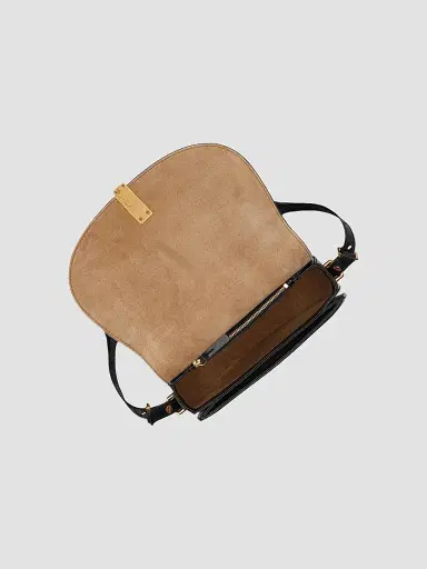 Polo Ralph Lauren Women's Sport Leather Crossbody Bag - Black | Thumbnail 3