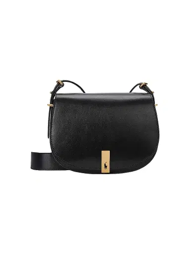 Polo Ralph Lauren Women's Sport Leather Crossbody Bag - Black | Thumbnail 1