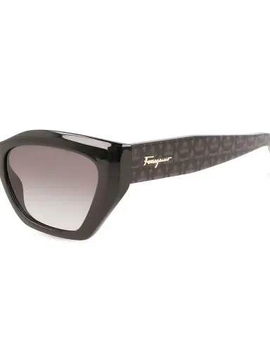 FERRAGAMO Women's 54MM Cat-Eye Sunglasses - Black | Thumbnail 3 FERRAGAMO Women's 54MM Cat-Eye Sunglasses - Black | Thumbnail 3