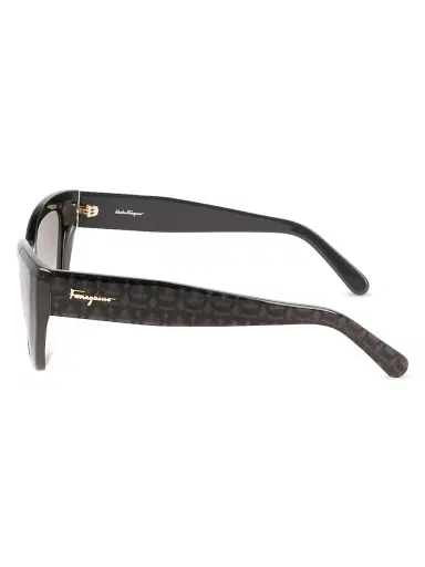 FERRAGAMO Women's 54MM Cat-Eye Sunglasses - Black | Thumbnail 4 FERRAGAMO Women's 54MM Cat-Eye Sunglasses - Black | Thumbnail 4
