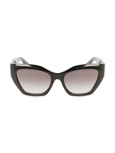 FERRAGAMO Women's 54MM Cat-Eye Sunglasses - Black | Thumbnail 1 FERRAGAMO Women's 54MM Cat-Eye Sunglasses - Black | Thumbnail 1