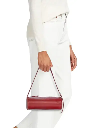 Proenza Schouler Women's Silo Leather Shoulder Bag - Rosewood | Thumbnail 2 Proenza Schouler Women's Silo Leather Shoulder Bag - Rosewood | Thumbnail 2