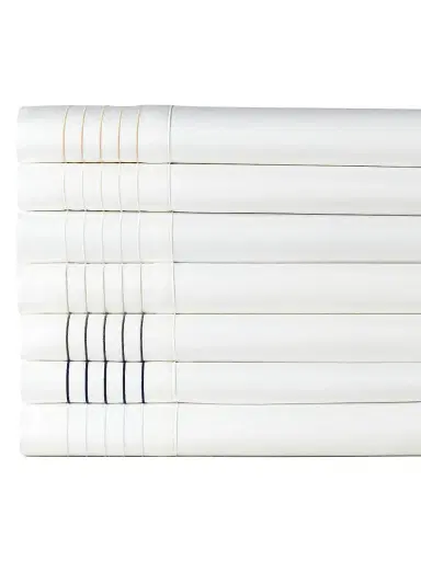 Ralph Lauren Organic Sateen Handkerchief 624-Thread Count Sheet & Pillowcase Collection - True Platinum Queen | Thumbnail 5 Ralph Lauren Organic Sateen Handkerchief 624-Thread Count Sheet & Pillowcase Collection - True Platinum Queen | Thumbnail 5