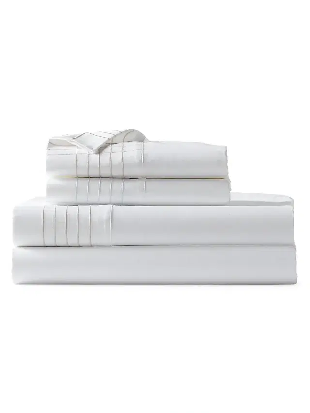 Organic Sateen Handkerchief 624-Thread Count Sheet & Pillowcase Collection - True Platinum Queen