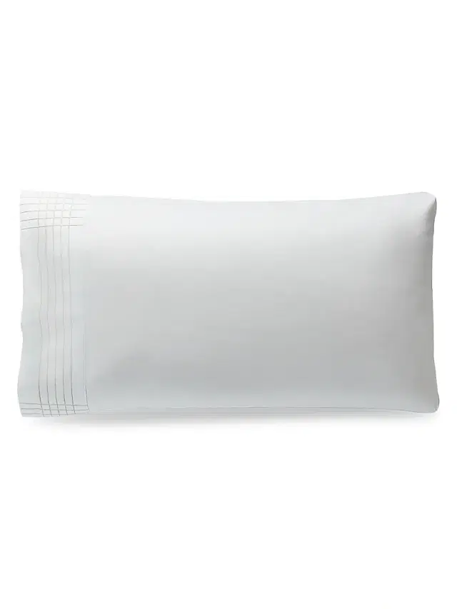 Organic Sateen Handkerchief Duvet Cover & Sham Collection - Silver European