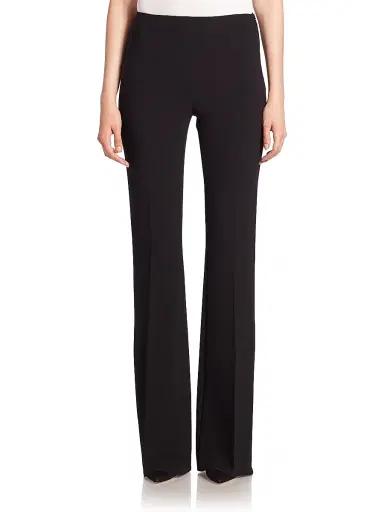 Theory Women's Demetria Admiral Crepe Pants - Black | Thumbnail 1 Theory Women's Demetria Admiral Crepe Pants - Black | Thumbnail 1