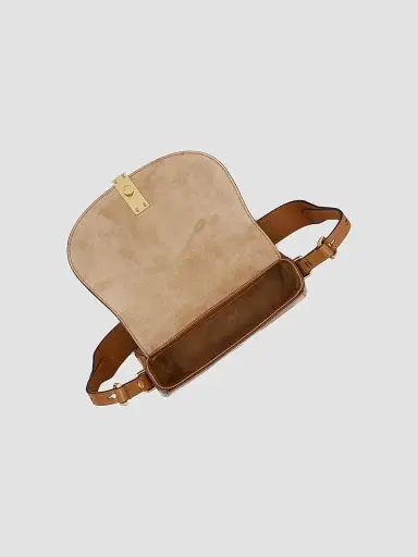 Polo Ralph Lauren Women's Mini ID Leather Saddle Bag | Thumbnail 2