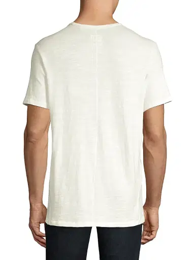 rag & bone Men's Classic Flame Tee - White - Size XXL | Thumbnail 3