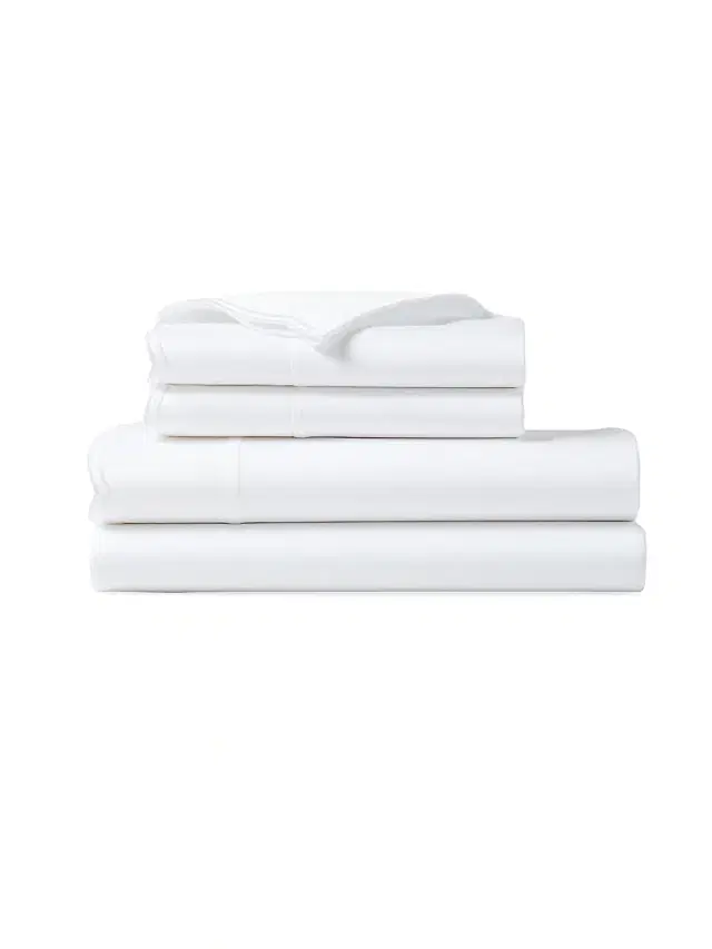 Ralph Lauren Malin Scallop Sateen Flat Sheet - Platinum King
