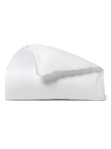 Ralph Lauren Malin Scallop Cotton Sateen Duvet Cover - Navy European | Thumbnail 4 Ralph Lauren Malin Scallop Cotton Sateen Duvet Cover - Navy European | Thumbnail 4