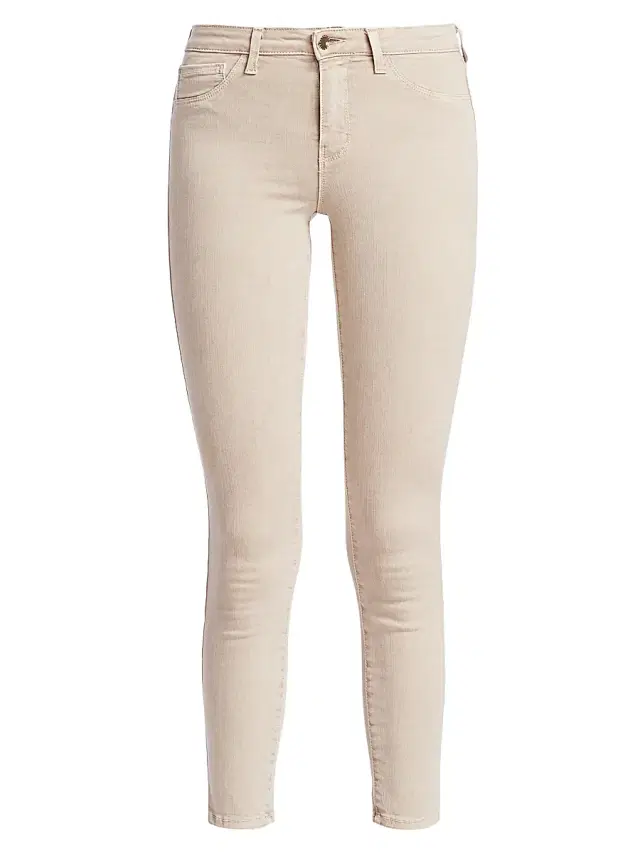 L'AGENCE Women's Margot High-Rise Ankle Skinny Jeans - Biscuit