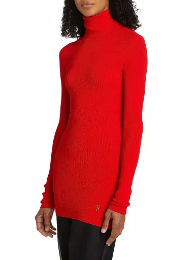 Proenza Schouler Women's Fox Ribbed Turtleneck Top | Thumbnail 4 Proenza Schouler Women's Fox Ribbed Turtleneck Top | Thumbnail 4