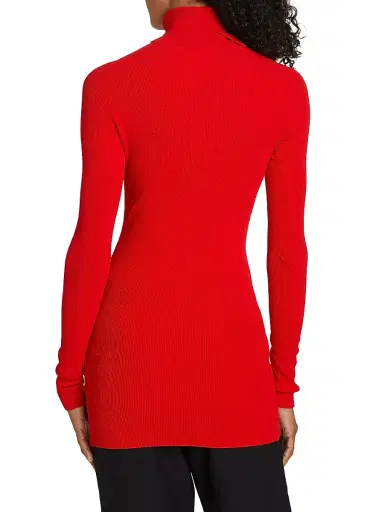 Proenza Schouler Women's Fox Ribbed Turtleneck Top | Thumbnail 5 Proenza Schouler Women's Fox Ribbed Turtleneck Top | Thumbnail 5