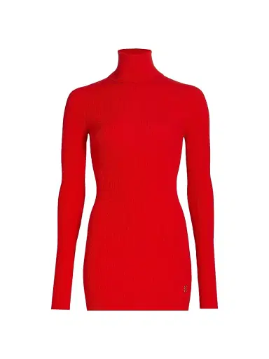Proenza Schouler Women's Fox Ribbed Turtleneck Top | Thumbnail 1 Proenza Schouler Women's Fox Ribbed Turtleneck Top | Thumbnail 1