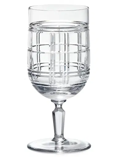 Ralph Lauren Hudson Plaid Iced Beverage Glass | Thumbnail 1