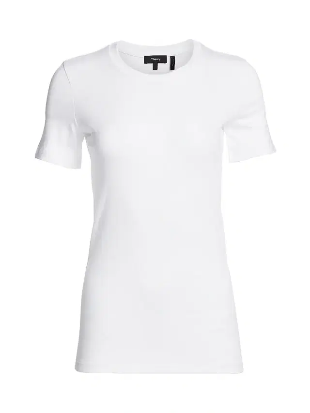 Theory Women's Johnna Pima Cotton Tee - White