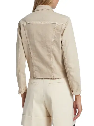 L'Agence Women's Janelle Cotton-Blend Denim Jacket | Thumbnail 5