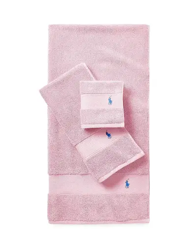 Ralph Lauren Polo Player Cotton Bath Mat - Carmel Pink - Size Bath Mat | Thumbnail 2