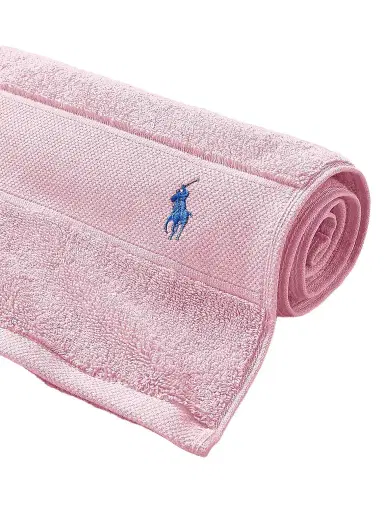 Ralph Lauren Polo Player Cotton Bath Mat - Carmel Pink - Size Bath Mat | Thumbnail 1