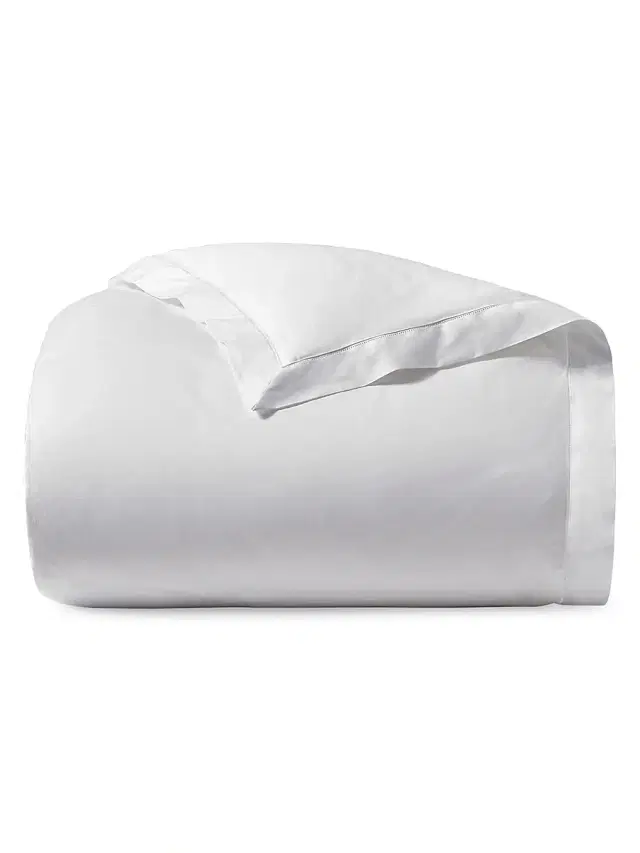 Ralph Lauren Organic Sateen Border 624-Thread Count Duvet Cover & Sham Collection - True Blue Hyacinth King