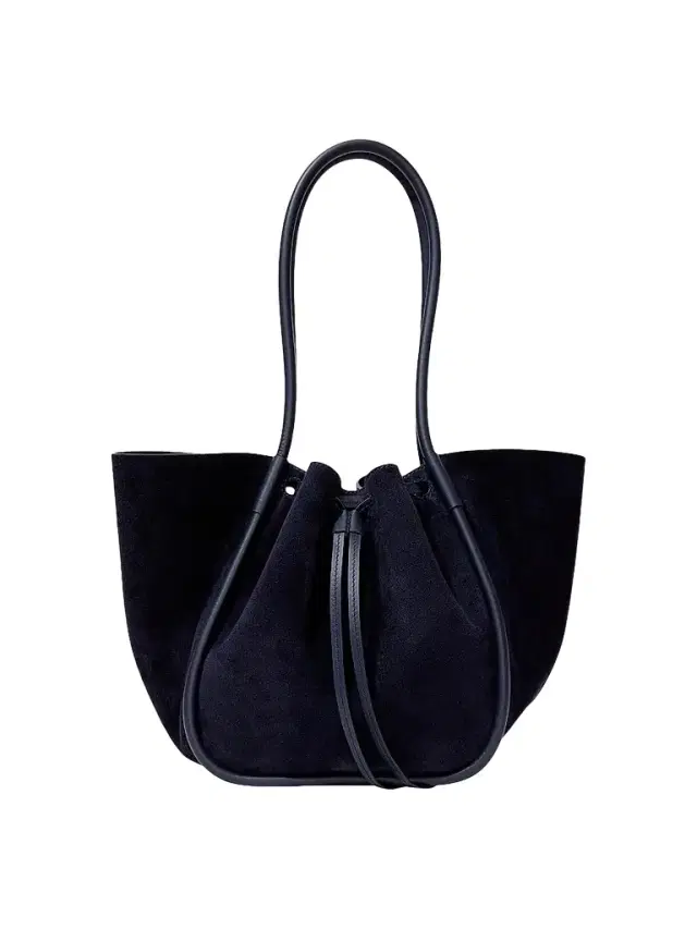 Proenza Schouler Women's  Ruched Suede Tote - Deep Navy