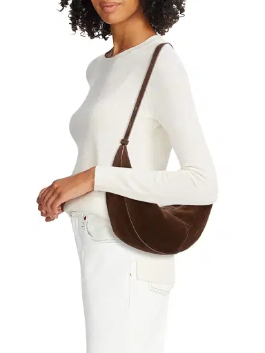 Proenza Schouler Women's Slide Suede Bag - Chocolate | Thumbnail 2