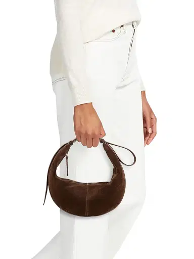 Proenza Schouler Women's Slide Suede Bag - Chocolate | Thumbnail 3