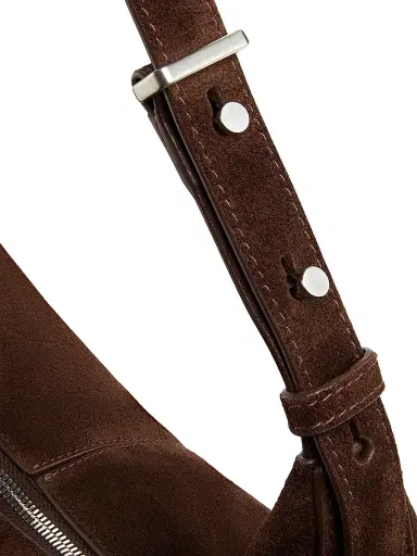 Proenza Schouler Women's Slide Suede Bag - Chocolate | Thumbnail 7
