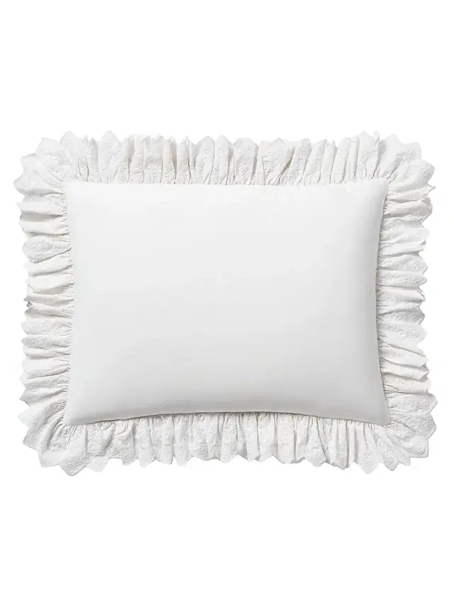 Ralph Lauren Antoinette Throw Pillow - True Cream