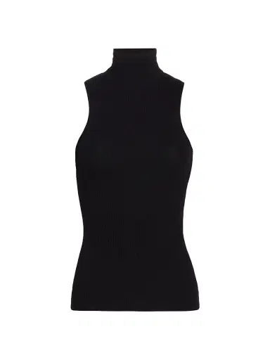 Proenza Schouler Women's Sleeveless Matte Knit Top - Black - Size Large | Thumbnail 1 Proenza Schouler Women's Sleeveless Matte Knit Top - Black - Size Large | Thumbnail 1