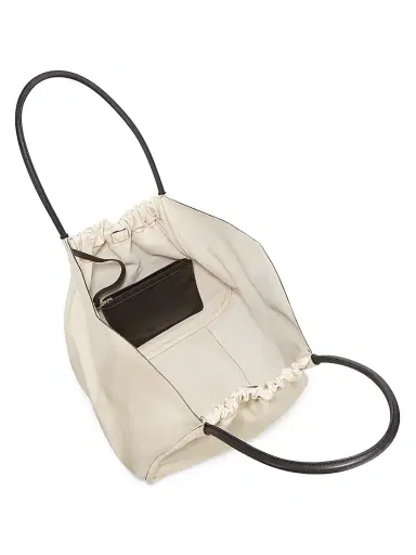 Proenza Schouler Women's XL Ruched Leather Tote - Black | Thumbnail 2 Proenza Schouler Women's XL Ruched Leather Tote - Black | Thumbnail 2