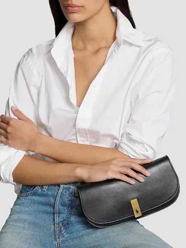 Polo Ralph Lauren Women's Polo ID Convertible Leather Clutch - Black | Thumbnail 2 Polo Ralph Lauren Women's Polo ID Convertible Leather Clutch - Black | Thumbnail 2