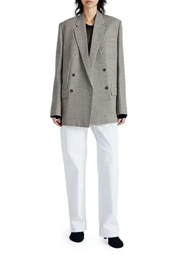 Proenza Schouler Women's Hadley Oversized Blazer - Bronze Multi | Thumbnail 2