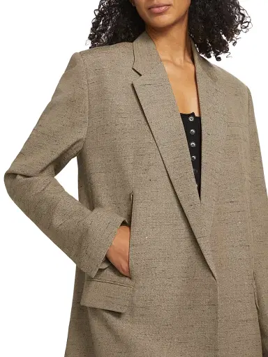 Proenza Schouler Women's Hadley Oversized Blazer - Bronze Multi | Thumbnail 7