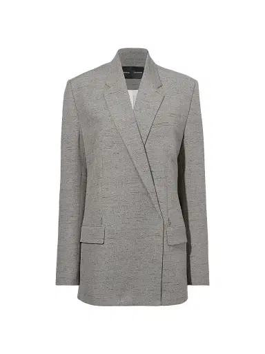 Proenza Schouler Women's Hadley Oversized Blazer - Bronze Multi | Thumbnail 1