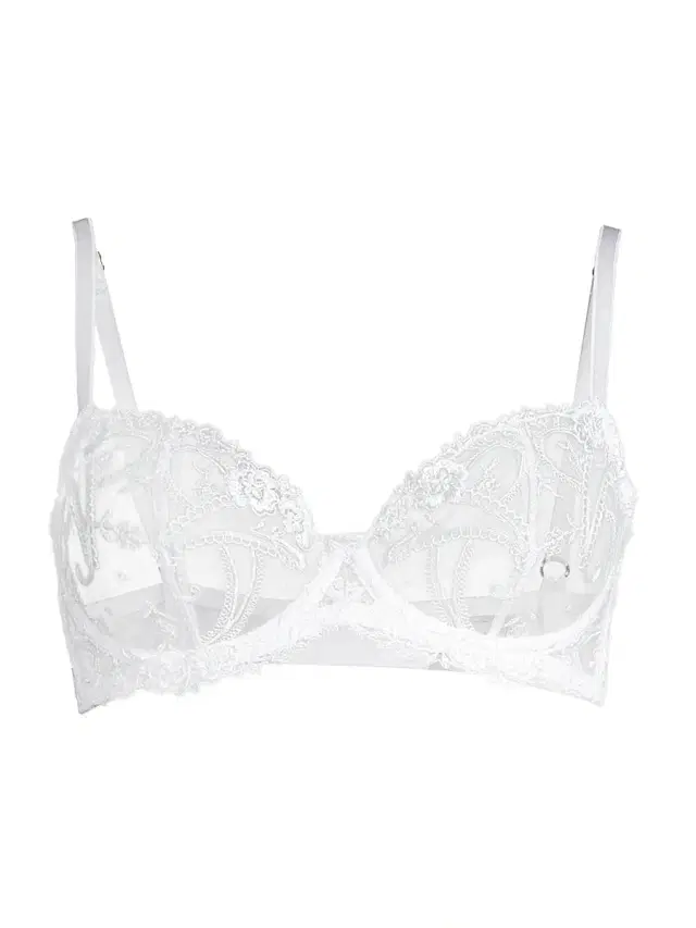 Women's Sanika Sheer Underwire Balconette Bra - White