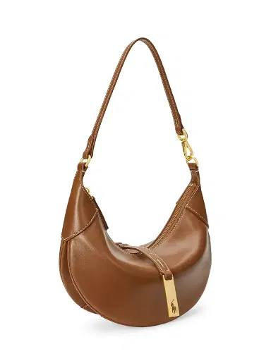 Polo Ralph Lauren Women's Mini Polo ID Leather Shoulder Bag | Thumbnail 3
