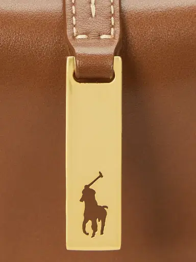 Polo Ralph Lauren Women's Mini Polo ID Leather Shoulder Bag | Thumbnail 5