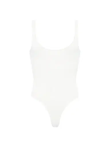 L'AGENCE Women's Nica Scoopneck Rib-Knit Bodysuit | Thumbnail 1