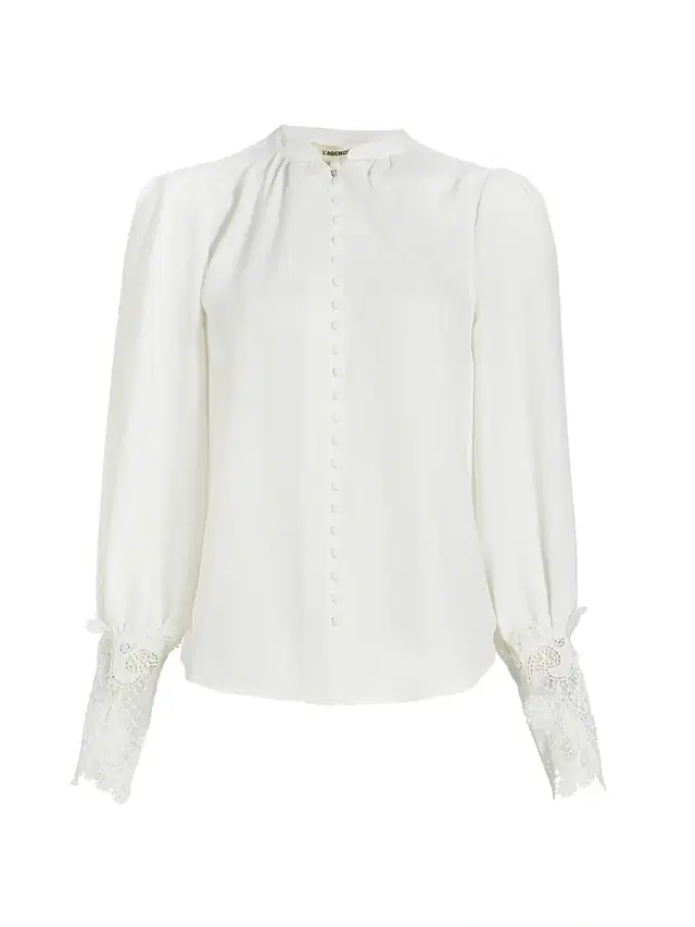 L'AGENCE Women's Ava Lace Cuff Blouse -