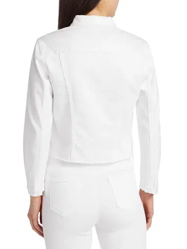 L'Agence Women's Janelle Slim-Fit Denim Jacket | Thumbnail 5
