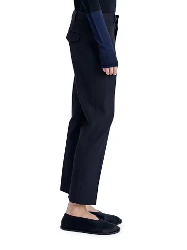 Proenza Schouler Women's Myers Cotton Pants - Black - Size 12 | Thumbnail 5