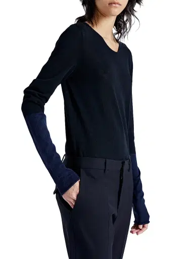 Proenza Schouler Women's Myers Cotton Pants - Black - Size 12 | Thumbnail 6