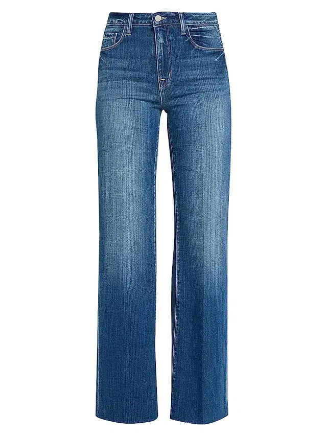 Women's Scottie High-Rise Wide-Leg Jeans - Hasting