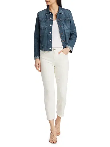 L'Agence Women's Janelle Denim Jacket | Thumbnail 2