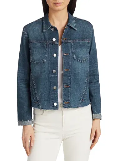L'Agence Women's Janelle Denim Jacket | Thumbnail 3